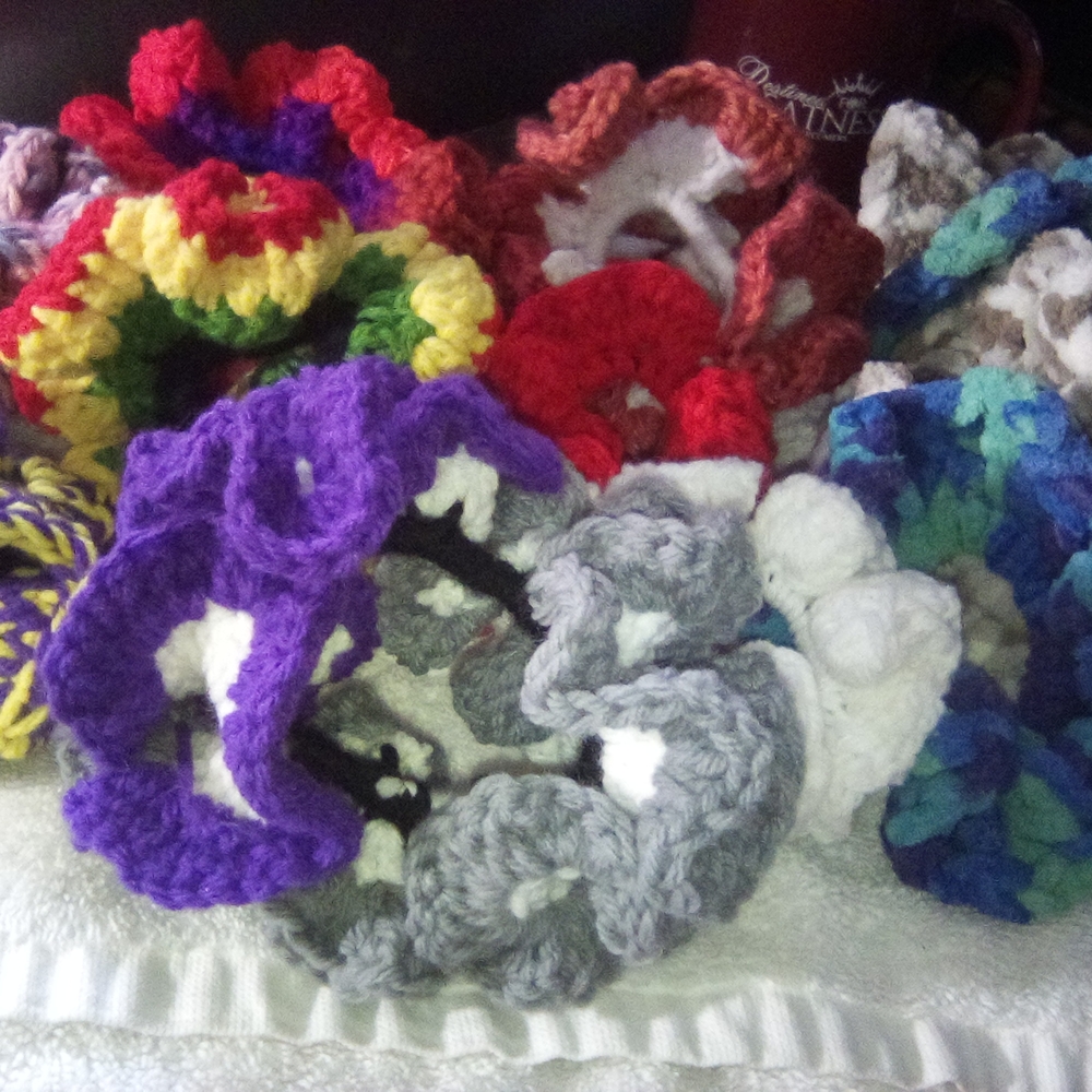 Your Choice Of Color Scrunchies $8 each for 2 Colors, $10 Each For 3-Colors
